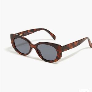 Jcrew tortoise shell oval frame sunglasses